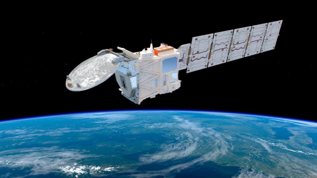 Image: EarthCARE over Europe