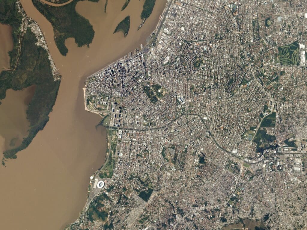 Satellite Image: Porto Alegre, Brazil
