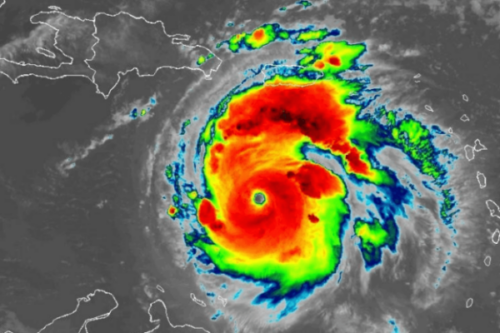 Satellite image: Hurricane Beryl - July 2024