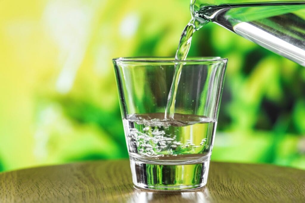 Image: glass of water