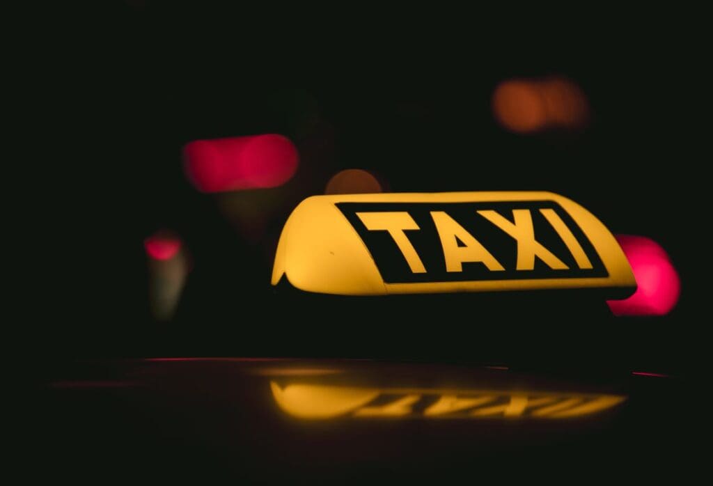 Image: Taxi sign
