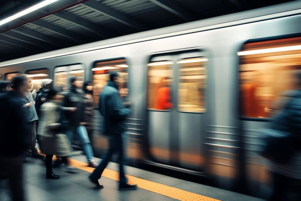 Image: people, subway (AI Gen.)