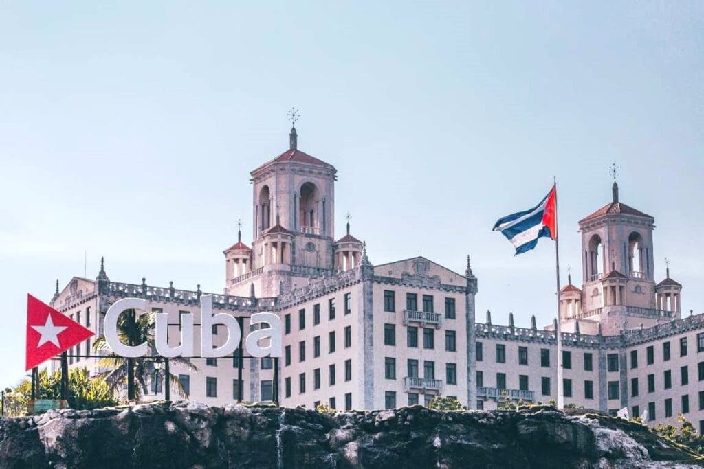 Image: White Concrete Building Under Blue Sky (Cuba)