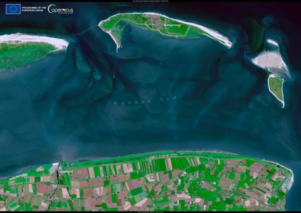 Satellite Image: Harlesiel, Germany