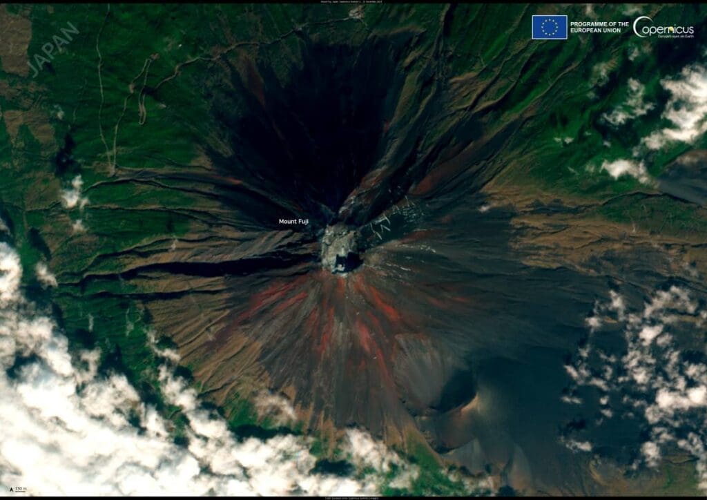 Satellite Image: Mount Fuji, Japan