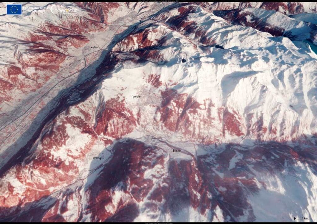 Satellite Image: Switzerland