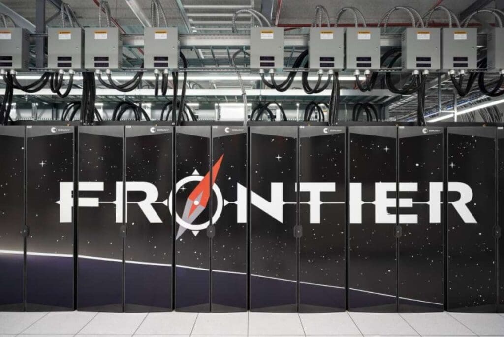 Image: The Frontier supercomputer