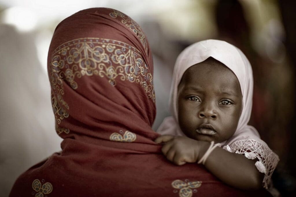 Image: mother and daughter