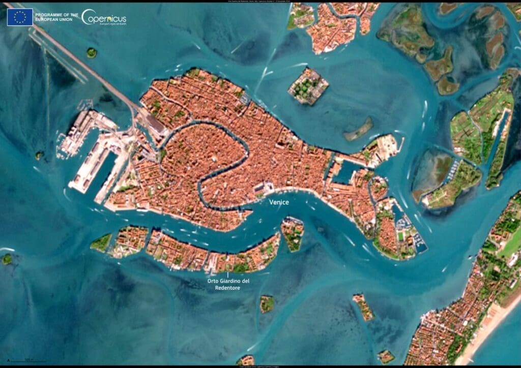 Satellite image: Venice, Italy
