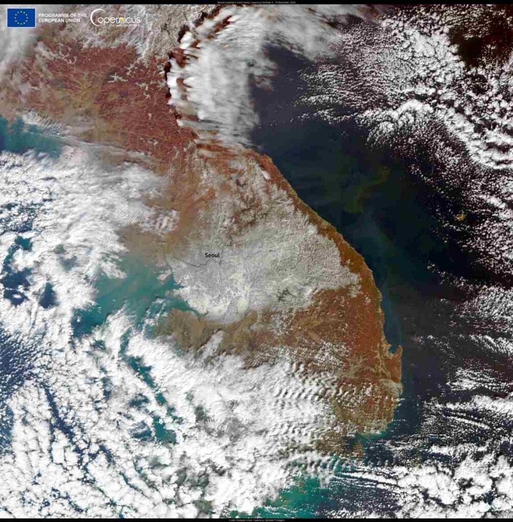 Satellite Image: Korea