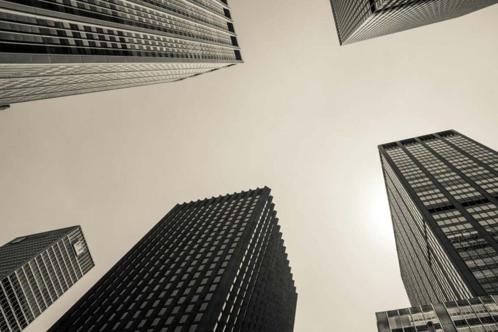 Image: Hig-rise buildings (s. carbon footprint)