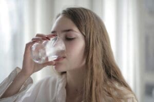 Home Woman Drinking Water