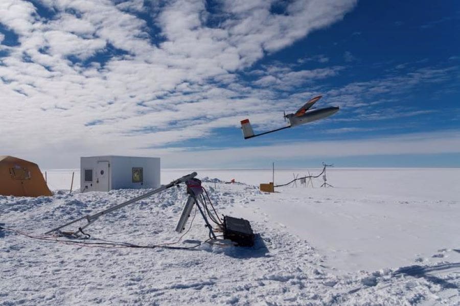 Image: A pneumatically launched drone