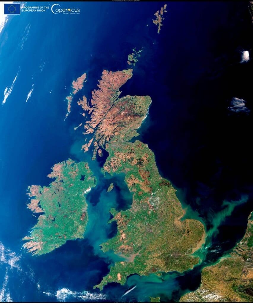 Satellite Image: British Isles