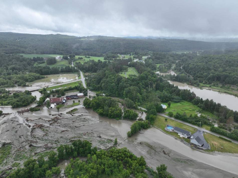 Aerial Image: East Montpelier in July of 2024