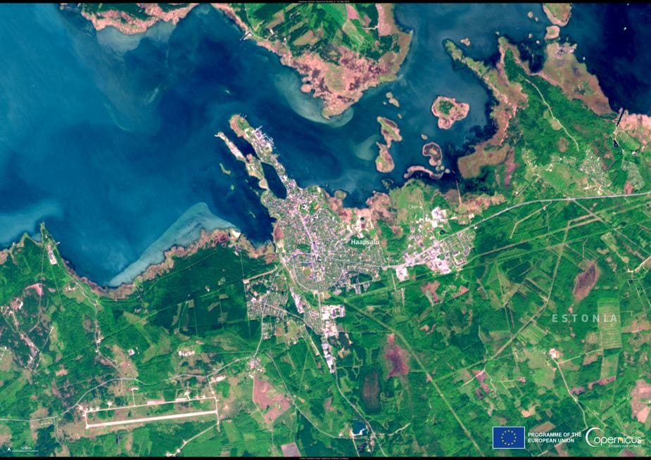 Satellite Image: Haapsalu, Estonia