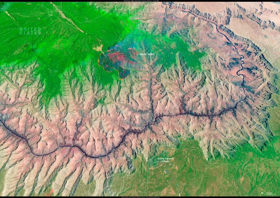 Satellite Image: Grand Canyon, USA