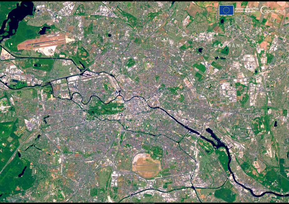 Satellite Image: Berlin, Germany
