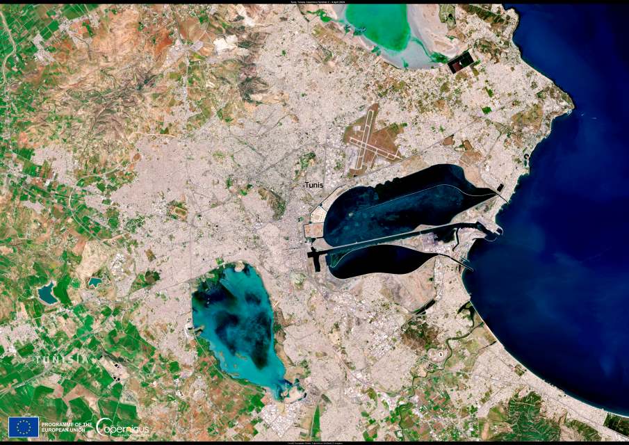 Image of the day: Wetland–city harmony in Tunis
