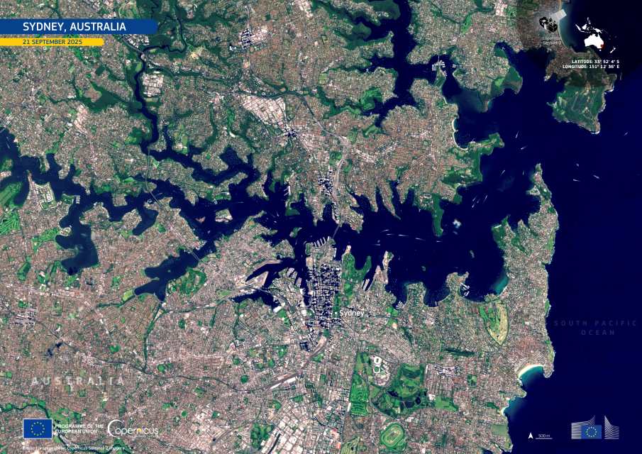 Satellite Image: Sydney, Australia