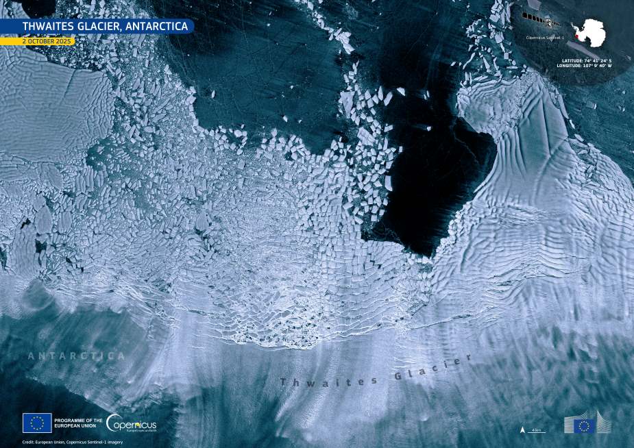 Image of the day: Thwaites Glacier retreat in Antarctica