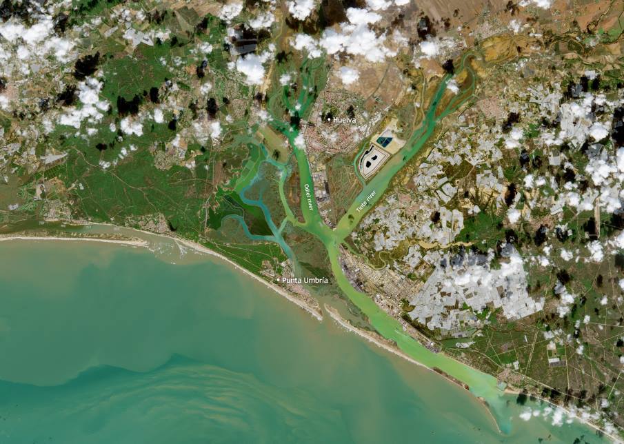 Satellite Image: Huelva estuary, Spain