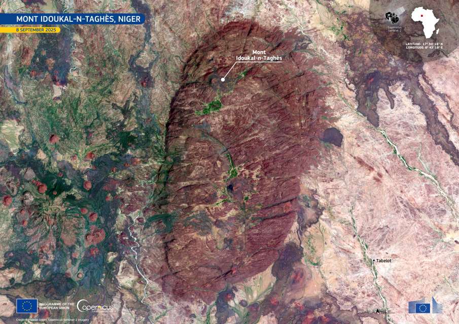 Image of the day: The volcanic heights of Mont Idoukal-n-Taghès in Niger
