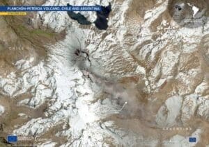 Home Satellite Image: Planchón-Peteroa volcano, Chile and Argentina
