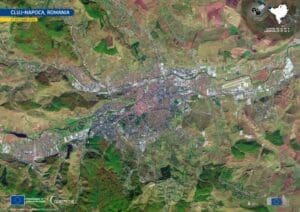 Home Satellite Image: Cluj-Napoca, Romania