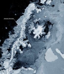Home Satellite Image: Graham Land, Antarctica