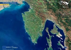 Home Satellite Image: The Istrian Peninsula