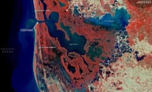 Home Satellite Image: The Marismas Nacionales Biosphere Reserve, Mexico