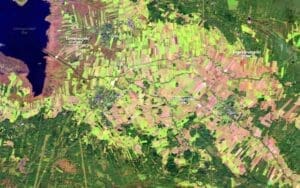 Home Satellite Image: Temmesjoki River, Finland