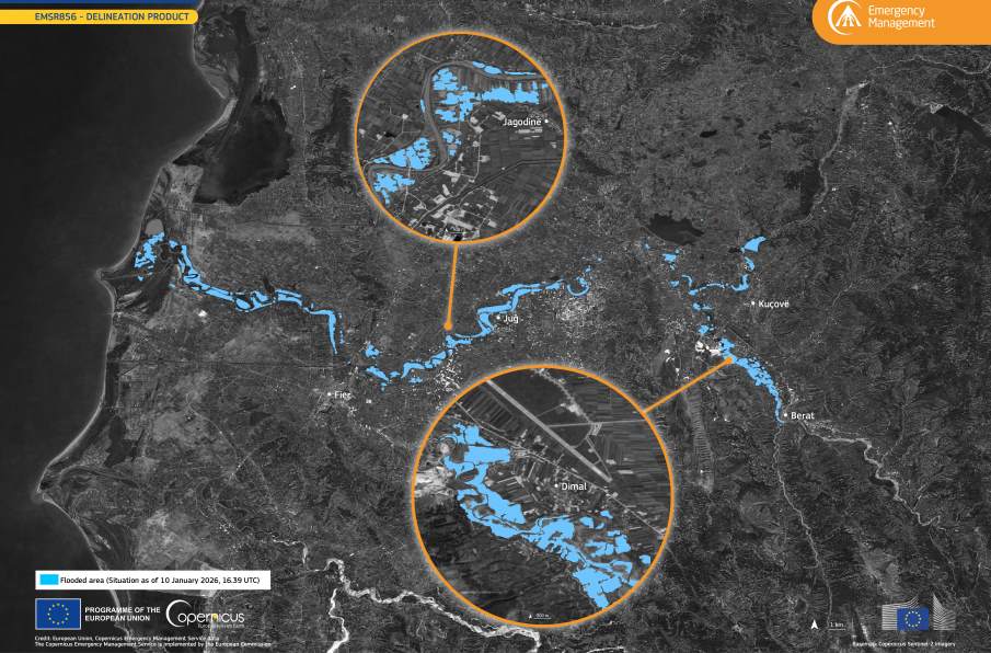 Home Satellite Image: Albania