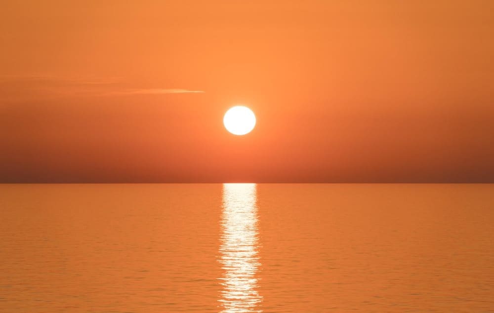 Home Image: ocean, sunset