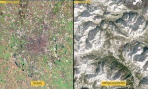 Home Satellite Image: Milano and Cortina d’Ampezzo, Italy