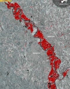 Home Satellite Image: Garonne River, France