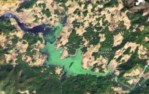 Home Satellite Image: Lake Lipno, Czech Republic
