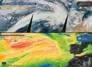 Home Satellite Image: Atlantic Ocean (s. Storm Leonardo)