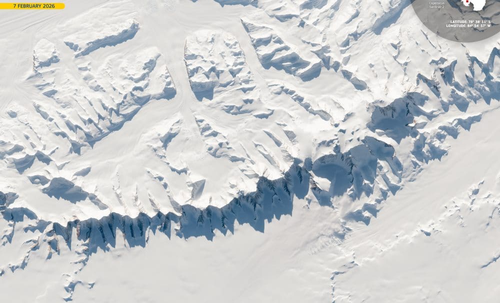 Satellite Image: Vinson Massif, Antarctica