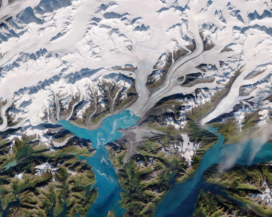 Home Satellite Image: Columbia Glacier, Alaska