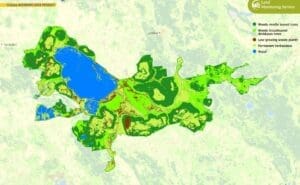 Home Image: Lubāna Wetland Complex, Latvia (data visualisation - CLMS)