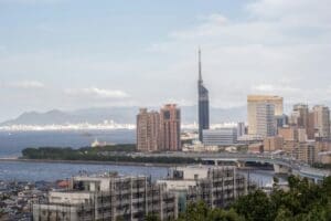 Home Image: city skyline near body of water during daytime (s. Fukuoka, Japan)