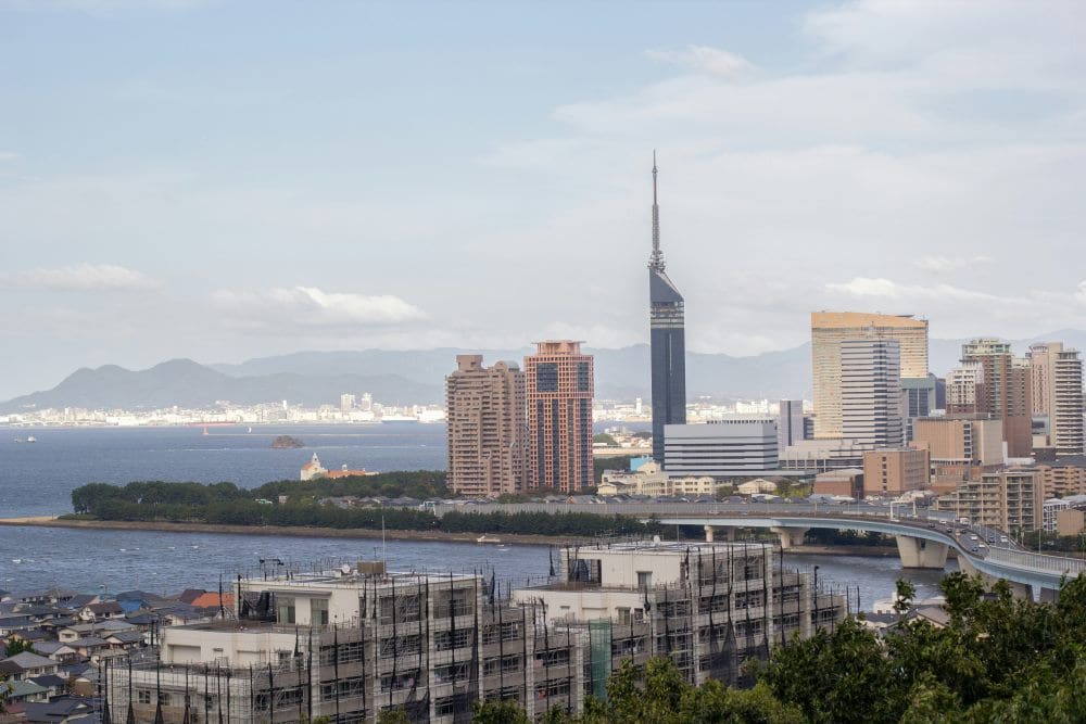 Image: city skyline near body of water during daytime (s. Fukuoka, Japan)