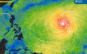 Home Image: Super Typhoon Sinlaku over the western Pacific Ocean (13 April 2026) - data visualisation
