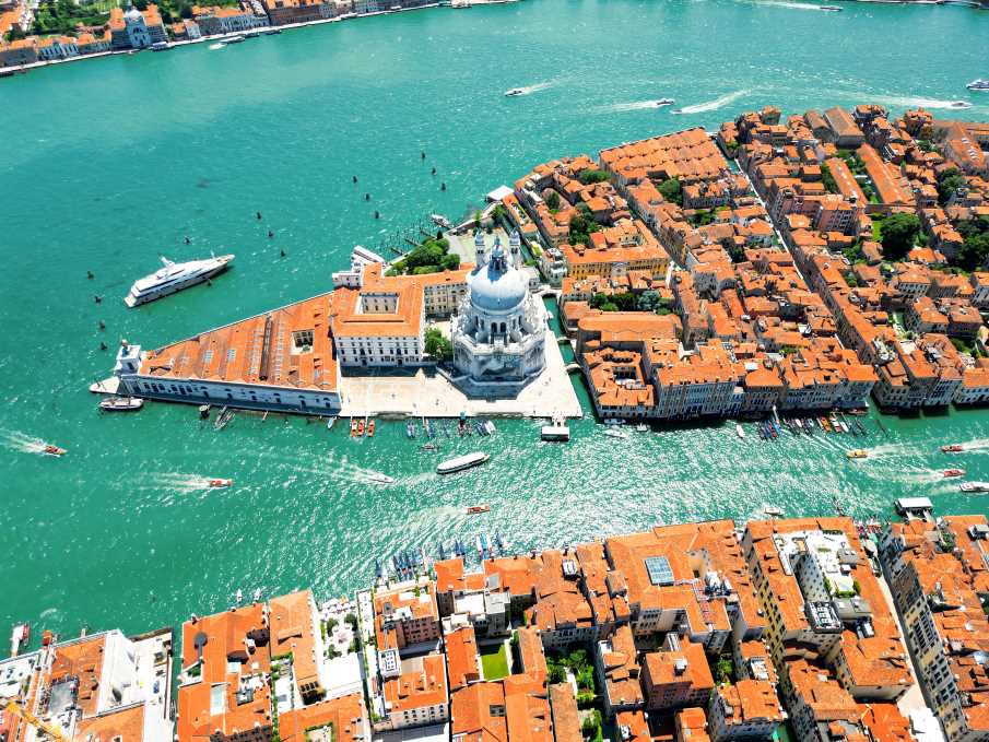 Home Image: aerial view of Venice, Italy