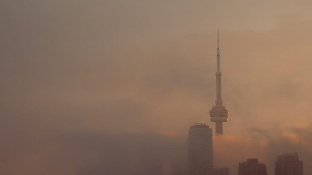 Image: fog in Toronto, Canada