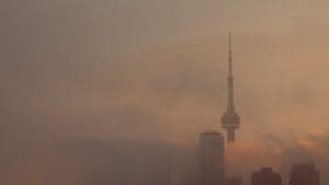 Home Image: fog in Toronto, Canada
