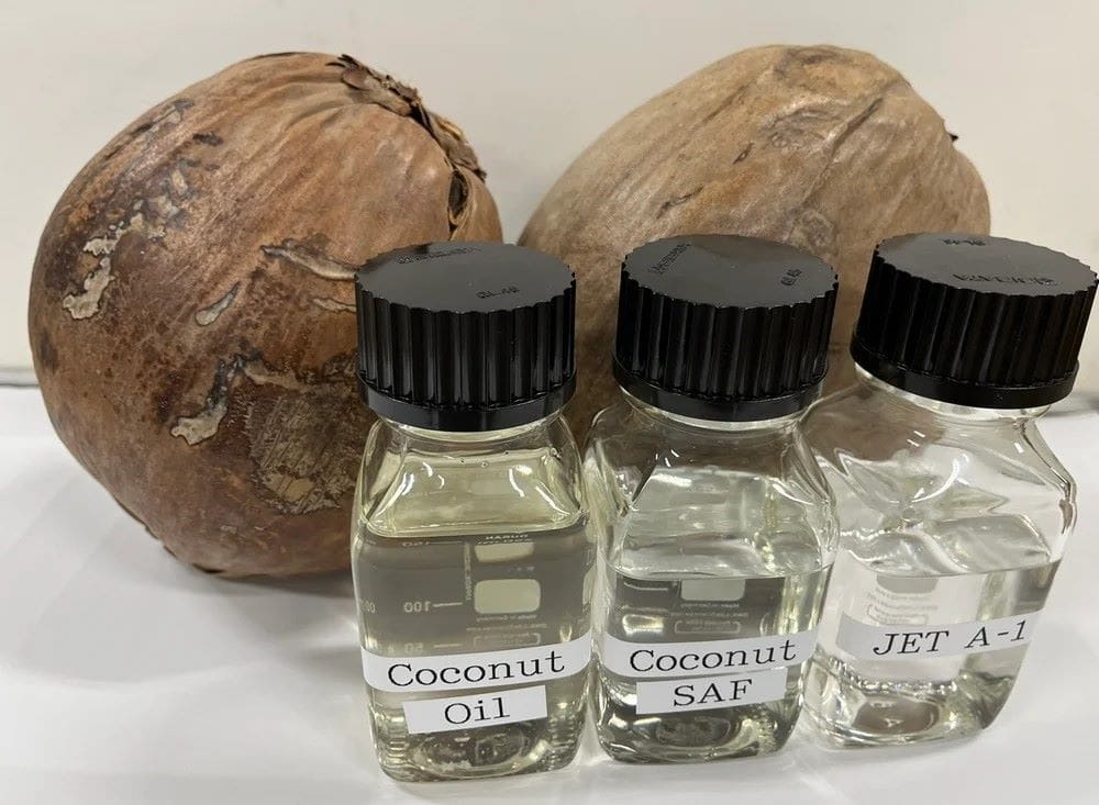 Home Image: Coconut SAF as an alternative to jet fuel