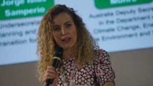 Home Image: Katie White at COP30 in Belém (Nov 14, 2025)